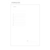 Storage box - 2018 Moon large dated weekly diary scheduler