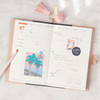 Monthly plan - 2018 Votre speciale small dated monthly diary with tassel