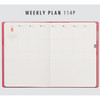 Weekly plan - 2018 Table talk A5 basic dated weekly planner