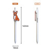 Size of Hello puppy knock retractable black ballpoint pen 