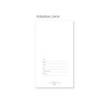 Personal data - 2018 Monologue medium dated weekly diary