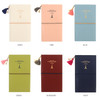 Colors of 2018 Blanc dated weekly diary agenda with tassel