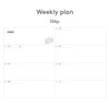 Weekly plan - 2018 Two zero one eight dated weekly diary