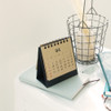 2018 Classic small spiral bound kraft paper desk calendar