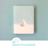 Snow polar bear - 2018 ChouChou animal dated weekly diary