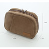 Size of A low hill winter corduroy zip around small cosmetic pouch