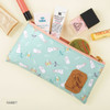 Rabbit - Anne of green gables illustration flat zipper pouch 