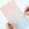 Gradation alphabet deco paper sticker