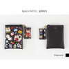 Black patch - Choo Choo cat small crossbody bag
