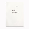 2018 Hej maned B5 dated monthly planner