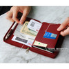 Composition of Travel brief zip around pocket wallet organizer