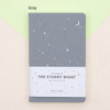 Gray - 2018 Starry night dated monthly planner agenda