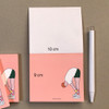 Size - Memowang pastel boy illustration memo pad 