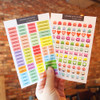 Valerie studio schedule point text deco clear sticker 