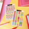 Valerie studio schedule point text deco clear sticker 