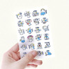 Ggo deung o emoticon clear deco sticker