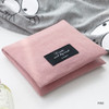 Pink - Plain secret daily cotton pouch