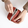 ICONIC Plain cosmetic makeup small zipper pouch