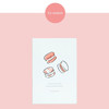 Macaron - Dash and Dot Ordinary illustration message postcard