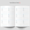 Yearly balance sheet - PAPERIAN Value simple cash book planner scheduler
