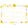 Yellow - Hello Today A planner on a desk undated weekly scheduler notepad