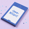 After The Rain Blue goodnight memo notepad