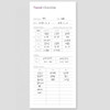 Gungmangzeung The Memo Travel checklist planner notepad