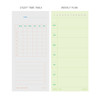 Memory planning notepad - study time table, Weekly plan