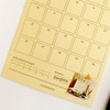 Detail of 30 days goal planning tracker 12 sheets