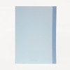 Blue gradation large plain notebook