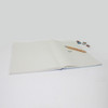 Blue gradation large plain notebook