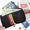 2Young Munch zip around bifold wallet