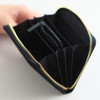 Think about accordion zip around card wallet