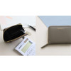 Think about accordion zip around card wallet