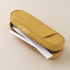 Indi yellow - Livework A low hill basic pocket zip around pencil case
