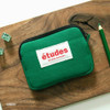 Green - Etudes cotton card case wallet