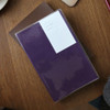 Violet - Free medium grid notebook