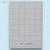 Merci - Cute illustration hardcover medium lined and plain notebook