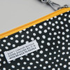 BNTP Semicircle medium zipper pouch with strap