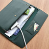 deep green - Play obje Extra opening of new days file bag clutch pouch