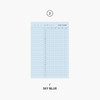 Sky blue - 10 minutes daily plan memo notepad