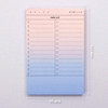 Size of Checklist plan memo notepad