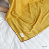 Mustard - Around'D fabric lightweight soft summer blanket
