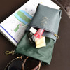 Outside pocket - Sunny twin glasses pocket drawstring pouch