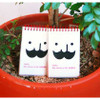 Cute Mr.BABBA twin ring handy notebook - Small