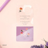 Violet - Bookfriends Korean literature flower clear bookmark