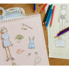 Paper doll - SOSOMOONGOO Time together medium spiral drawing notebook