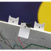 Smile sticky memo notes bookmark tabs - cat