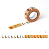 L - Livework Jam Jam alphabet A-N single deco masking tape