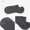 Charcoal - Dailylike Daily basic men no show socks